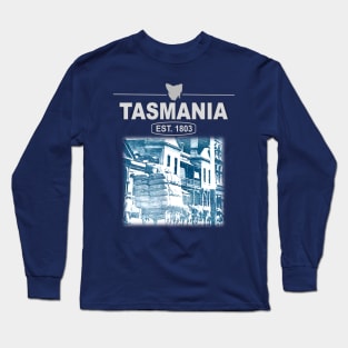 Tasmania, Australia, Established 1803 Long Sleeve T-Shirt